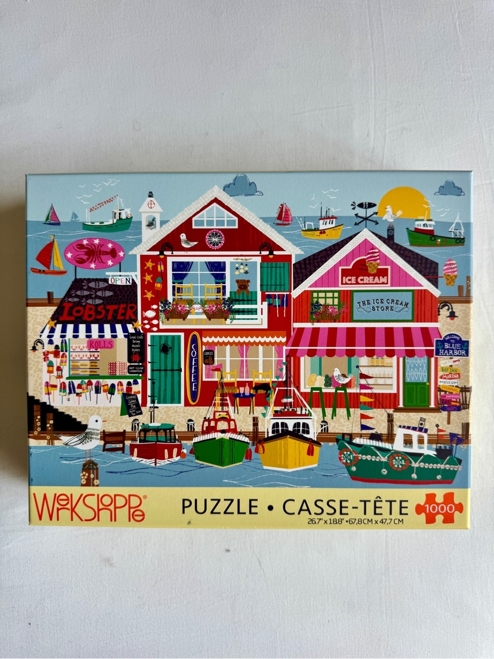 WerkShoppe Blue Harbor 1000-Piece Puzzle